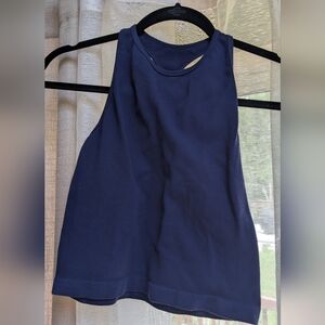 Free People Dark Blue Tank Top